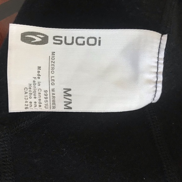 Sugoi Midzero Leg Warmer Unisex Black Size Medium - Picture 10 of 11